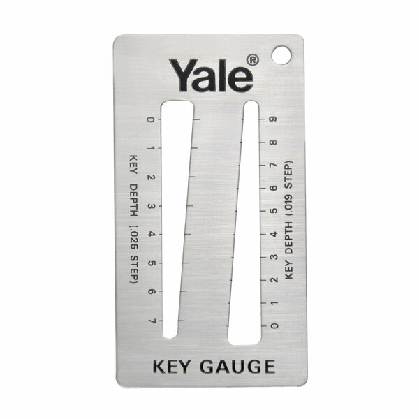 Yale Commercial Key Gauge with .019 and .025 Steps KG1